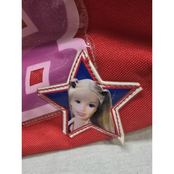 Vintage 2002 Mattel Barbie Red Tote Bag Duffel Bag- Some Flaws- Read Info - Picture 5 of 16